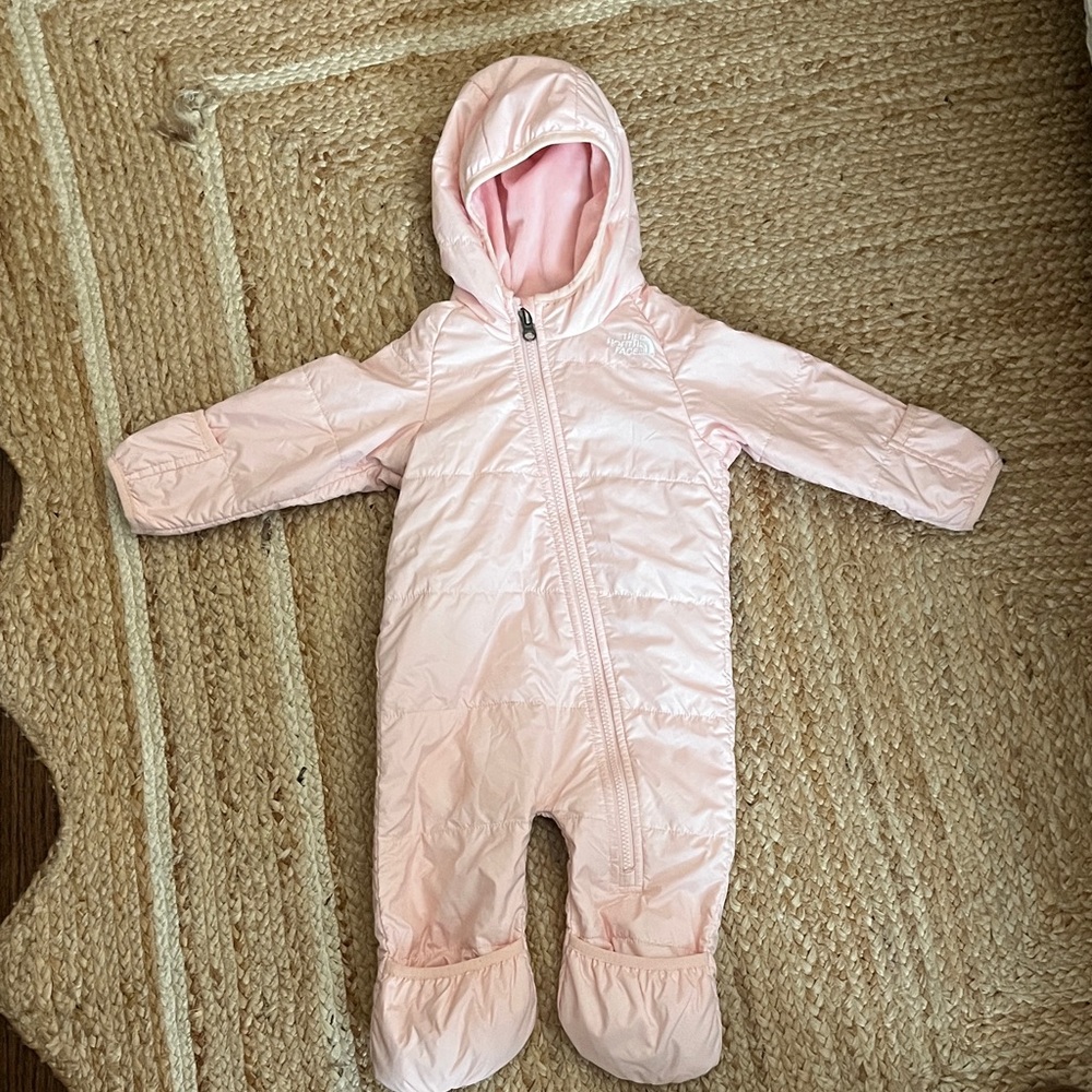 The North Face Light Pink Reversible Bunting